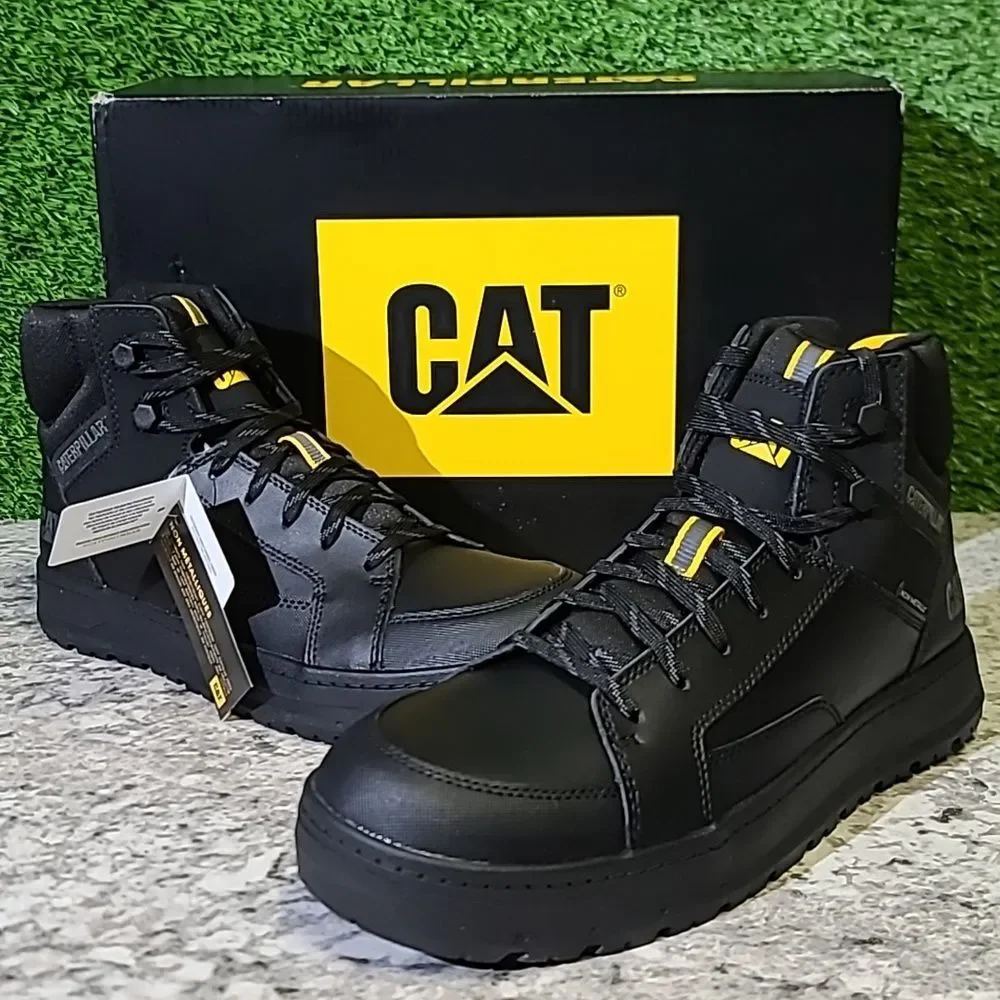 Caterpillar Streamline Court Mid Composite Toe Boots / Black New